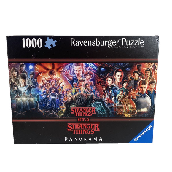 Ravensburger Puzzle 1000 pc SEALED Netflix Stranger Things Panorama Jigsaw - Picture 1 of 8